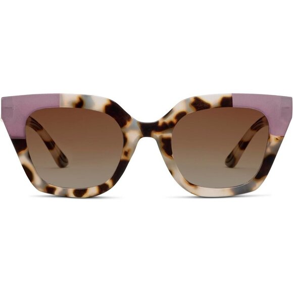 Women’s Cat Eye Sunglasses Chai Tortoise Rose Polarized UV Protection